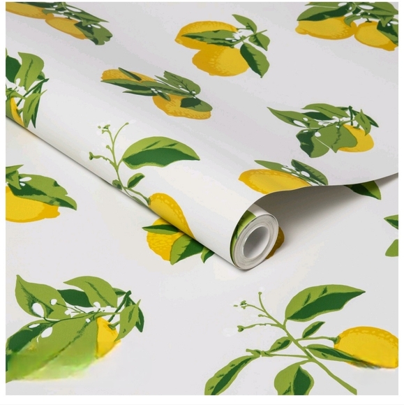 Opalhouse Lemons Peel & Stick Wallpaper Yellow - Picture 1 of 8